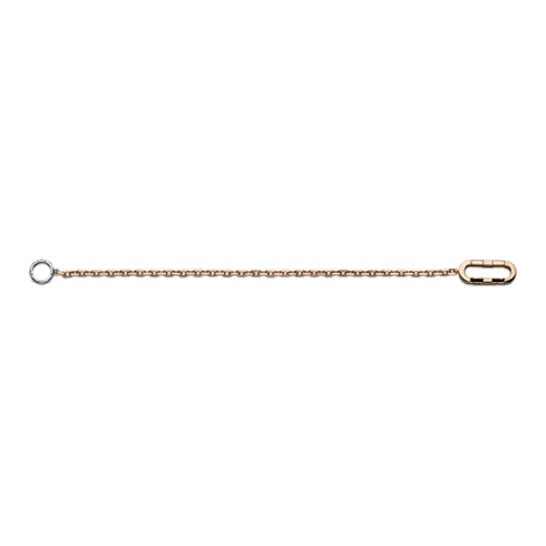 Link to love chain bracelet in pink gold and white gold YBA786693002